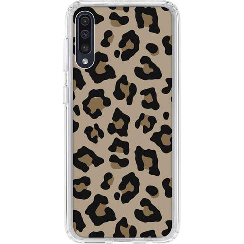 Leopard Print Galaxy A50 Clear Case